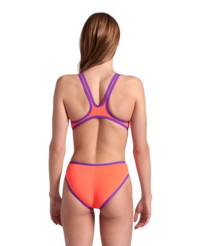 W ARENA ONE BIGLOGO ONE PIECE/CORAL-PURPLE KADIN MAYOSU