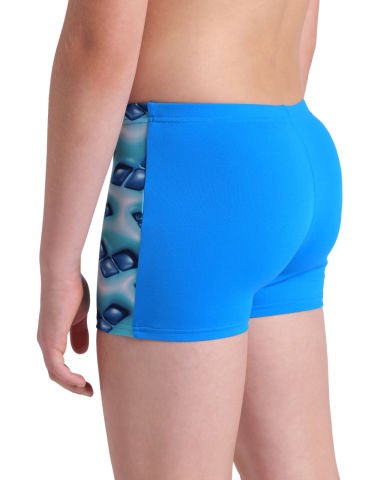 BOYS ARENA LOGO GRAPHIC SWIM SHORT/BLUE RIVER-WATER MULTI ERKEK ÇOCUK MAYOSU
