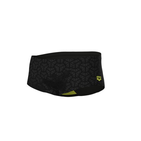 MENS ARENA MONOGRAM SWIM LOW WAIST SHORT/BLACK MULTI-BLACK ERKEK MAYOSU