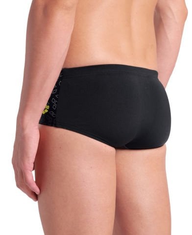 MENS ARENA MONOGRAM SWIM LOW WAIST SHORT/BLACK MULTI-BLACK ERKEK MAYOSU