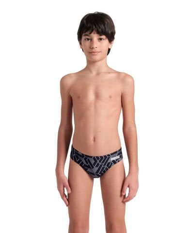 BOYS ARENA ESCAPE SWIM BRIEFS/BLACK-TEAM BLACK ERKEK ÇOCUK MAYOSU