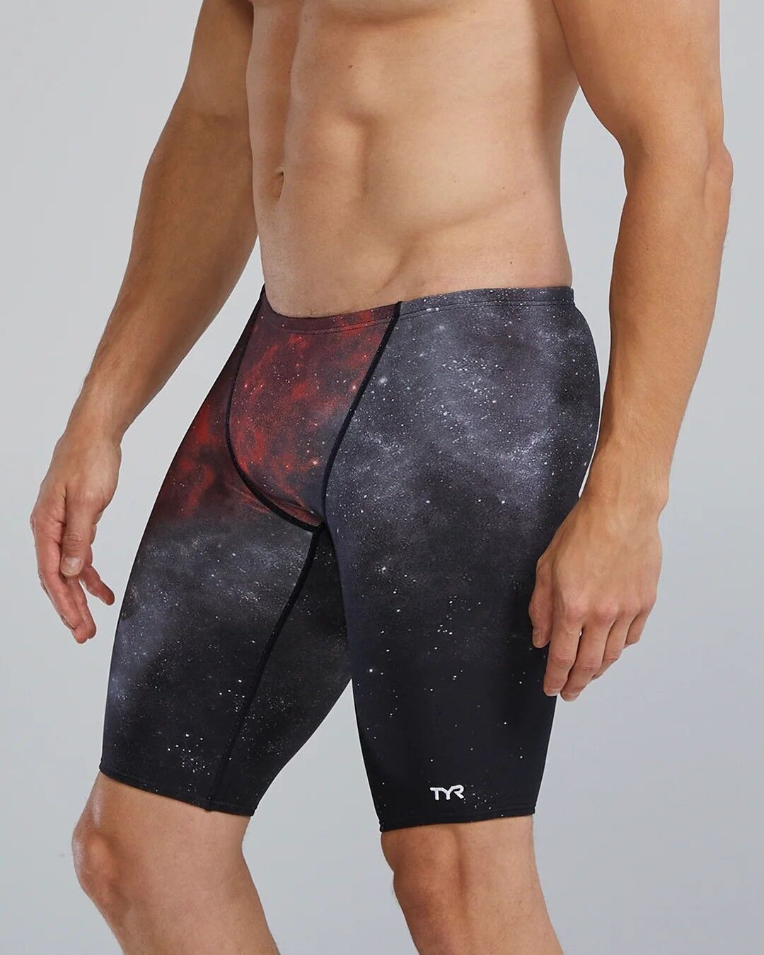 TYR Men's Jammer Swimsuit - Starborne/RED erkek mayosu