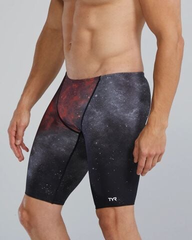 TYR Men's Jammer Swimsuit - Starborne/RED erkek mayosu