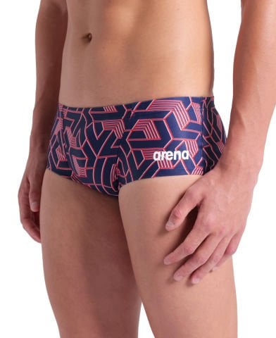 MENS ARENA ESCAPE SWIM LOW WAIST SHORT/TEAM REDWHITEBLUE