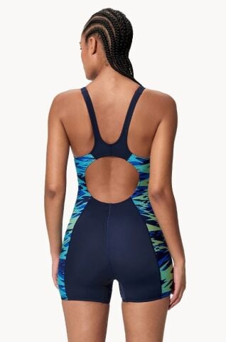 SPEEDO Hyperboom Splice Muscleback Legsuit - Navy/