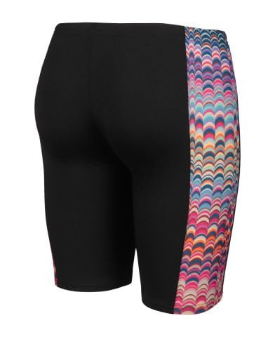 BOYS ARENA ONDULATION SWIM JAMMER/BLACK-MULTI VIOLET ERKEK ÇOCUK MAYOSU