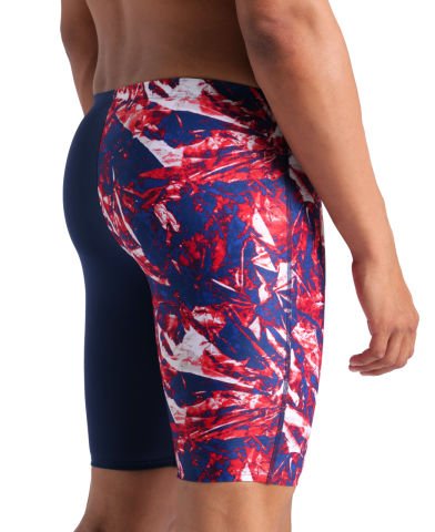 MENS ARENA TEAM CRACKLE SWIM JAMMER/NAVY-TEAM REDWHITEBLUE ERKEK MAYOSU