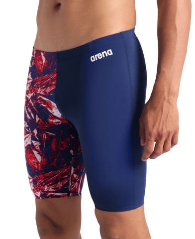 MENS ARENA TEAM CRACKLE SWIM JAMMER/NAVY-TEAM REDWHITEBLUE ERKEK MAYOSU