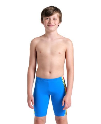 BOYS ARENA PALETTE SWIM JAMMER/MULTI SOFT GREEN-BLUE RIVER ERKEK ÇOCUK MAYOSU
