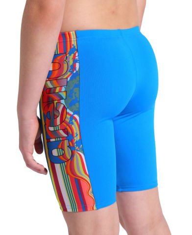 BOYS ARENA PALETTE SWIM JAMMER/MULTI SOFT GREEN-BLUE RIVER ERKEK ÇOCUK MAYOSU