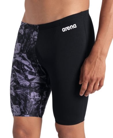MENS ARENA TEAM CRACKLE SWIM JAMMER/BLACK-TEAM BLACK ERKEK MAYOSU