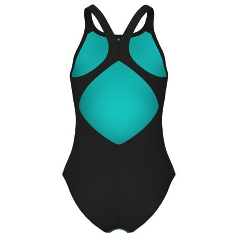 G ARENA MILTICOLOURS V BACK/WATER MULTI BLACK KIZ ÇOCUK MAYOSU