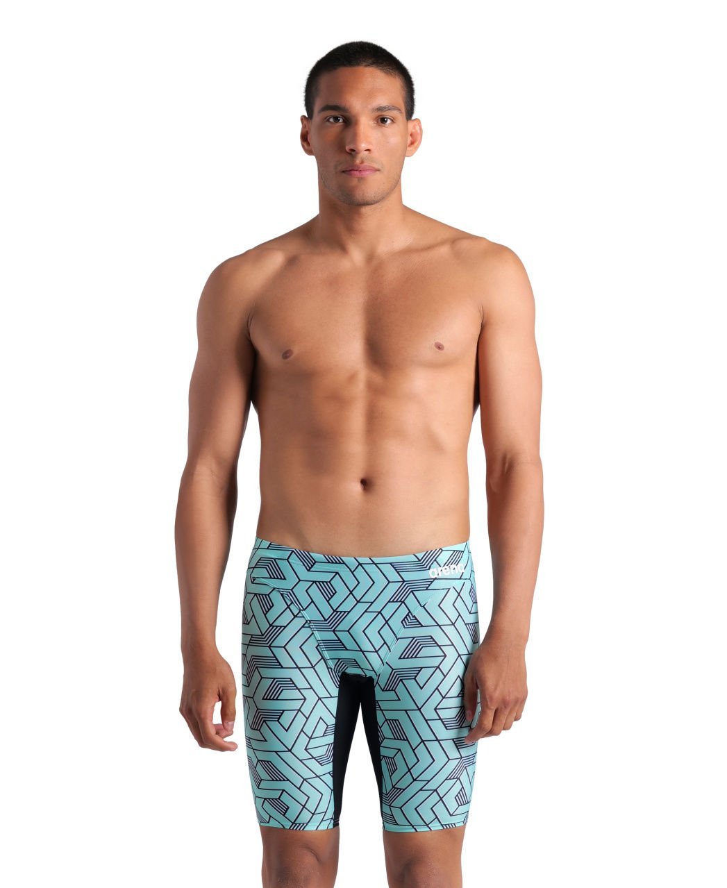 MENS ARENA ESCAPE SWIM JAMMER/BLACK-WATER BLUE MULTI ERKEK MAYOSU