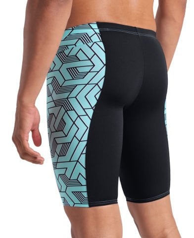MENS ARENA ESCAPE SWIM JAMMER/BLACK-WATER BLUE MULTI ERKEK MAYOSU