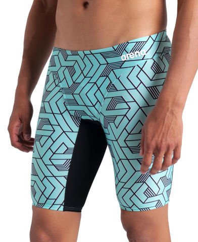 MENS ARENA ESCAPE SWIM JAMMER/BLACK-WATER BLUE MULTI ERKEK MAYOSU