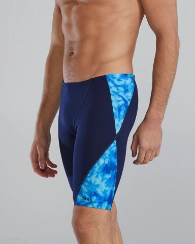 TYR Men's Jammer Swimsuit - Azultec/NAVY OCEAN BLUE erkek mayosu