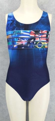 G SPEEDO ALV TSRV KIZ ÇOCUK YÜZÜCÜ MAYOSU / NAVY