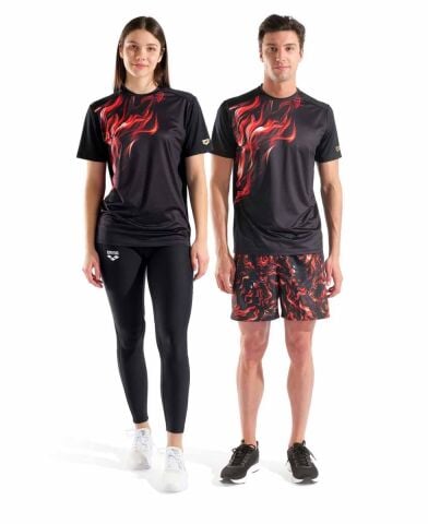 ARENA GRAPHİC INDOMITUS TSHIRT MULTI BLACK