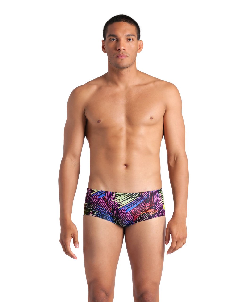 MENS ARENA ENERGY SWIM LOW WAIST SHORT/BLACK MULTI  ERKEK MAYOSU