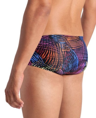 MENS ARENA ENERGY SWIM LOW WAIST SHORT/BLACK MULTI  ERKEK MAYOSU