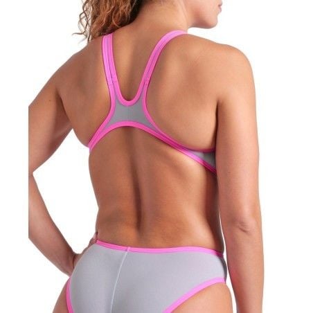 W ARENA ONE BIGLOGO ONE PIECE/SEA FOAM-FLUO PINK KADIN MAYOSU