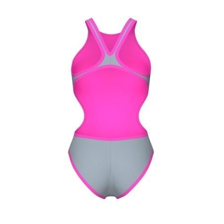 W ARENA ONE BIGLOGO ONE PIECE/SEA FOAM-FLUO PINK KADIN MAYOSU