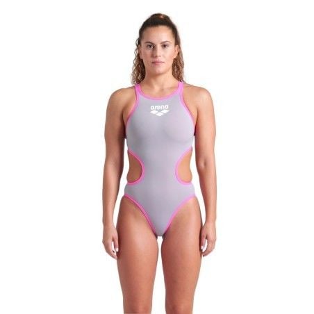 W ARENA ONE BIGLOGO ONE PIECE/SEA FOAM-FLUO PINK KADIN MAYOSU