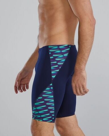 TYR Men's Jammer - Dragonflyte/NAVY GREEN NAVY erkek mayosu