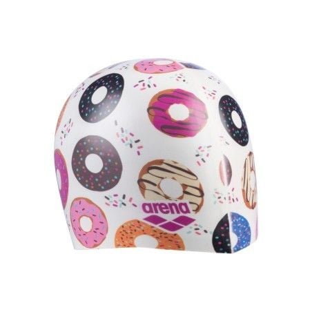 HD CAP / DONUTS FUNNY PRINTS SİLİKON YÜZÜCÜ BONESİ