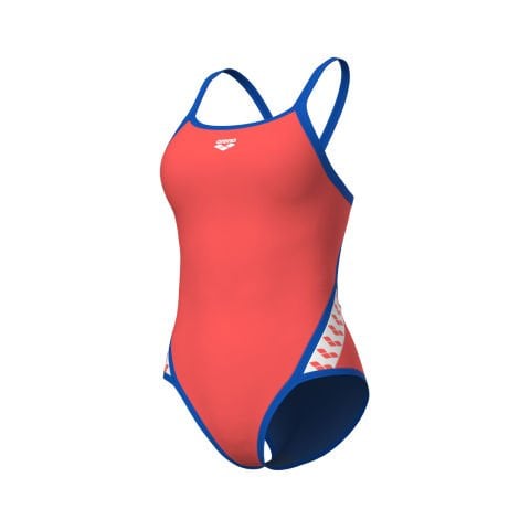 WOMEN'S ARENA ICONS SUPER FLY BACK SOLID/BRIGHT CORAL KADIN YÜZME MAYOSU