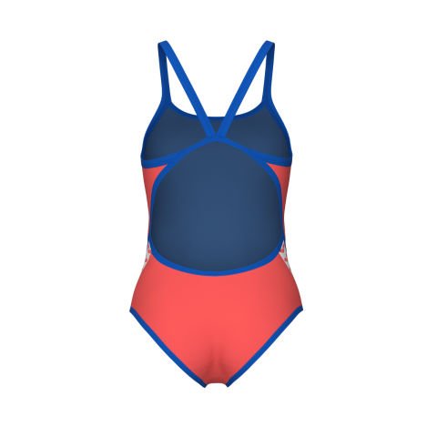 WOMEN'S ARENA ICONS SUPER FLY BACK SOLID/BRIGHT CORAL KADIN YÜZME MAYOSU