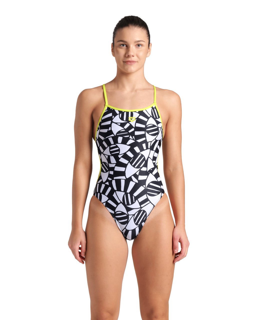 WOMENS ARENA OPEN YOUR EYES SWIMSUIT LACE BACK KADIN MAYOSU