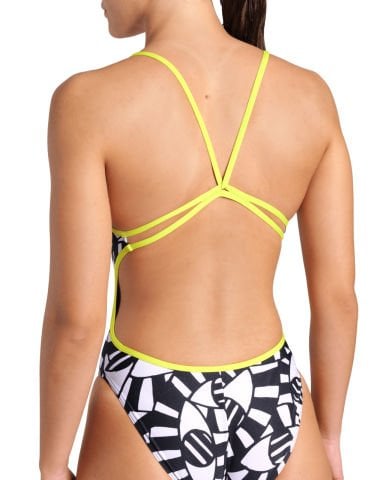 WOMENS ARENA OPEN YOUR EYES SWIMSUIT LACE BACK KADIN MAYOSU