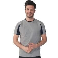 M ESSENCE T-SHIRT / GREY-NAVY