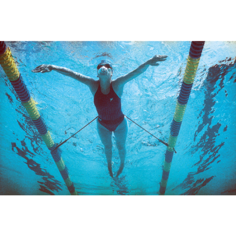 STRECHCORDZ STATIONARY SWIM TRAINER Yüzme Lastiği Kulvara Sabit S121GR (3.6-10.8 KG)