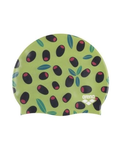 HD CAP / OLIVES FUNNY PRINTS SİLİKON YÜZÜCÜ BONESİ
