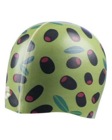 HD CAP / OLIVES FUNNY PRINTS SİLİKON YÜZÜCÜ BONESİ