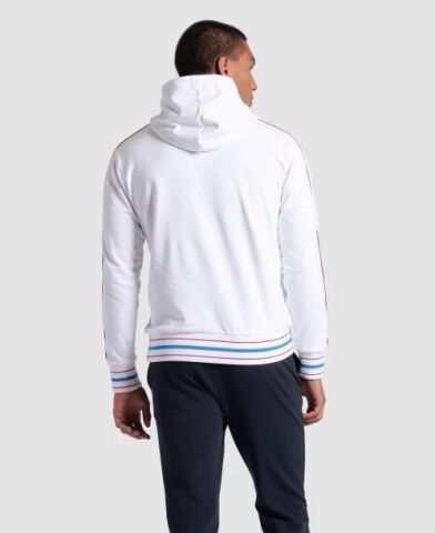 ARENA FIREFLOW HOODED SWEAT INSERTS WHITE