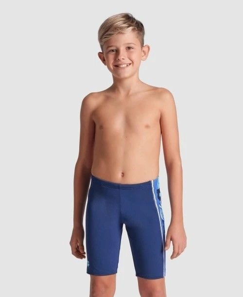 BOY'S ARENA PALETTE SWIM JAMMER/NAVY-NAVY MULTI