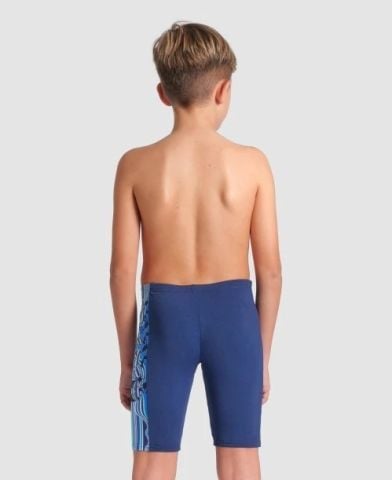 BOY'S ARENA PALETTE SWIM JAMMER/NAVY-NAVY MULTI
