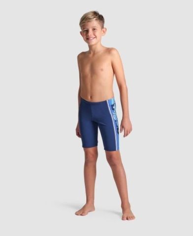 BOY'S ARENA PALETTE SWIM JAMMER/NAVY-NAVY MULTI
