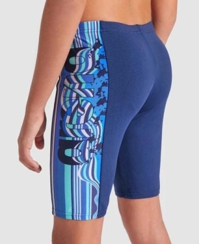 BOY'S ARENA PALETTE SWIM JAMMER/NAVY-NAVY MULTI