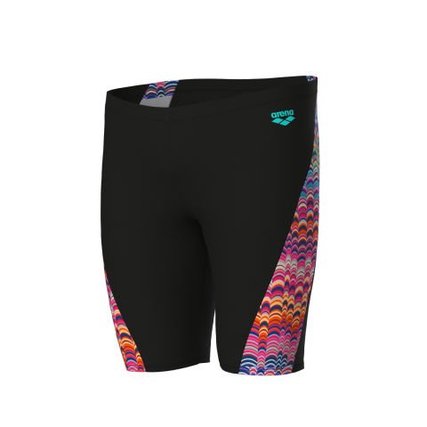MENS ARENA ONDULATION SWIM JAMMER/BLACK-MULTI VIOLET ERKEK MAYOSU