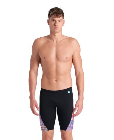 MENS ARENA ONDULATION SWIM JAMMER/BLACK-MULTI VIOLET ERKEK MAYOSU