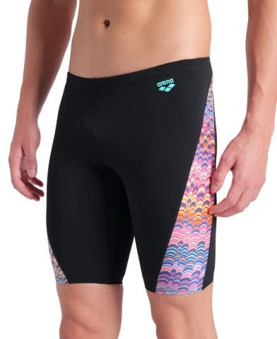 MENS ARENA ONDULATION SWIM JAMMER/BLACK-MULTI VIOLET ERKEK MAYOSU