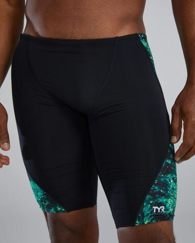 TYR Men's Blade Splice Jammer - Radiant Flare GREEN erkek mayosu