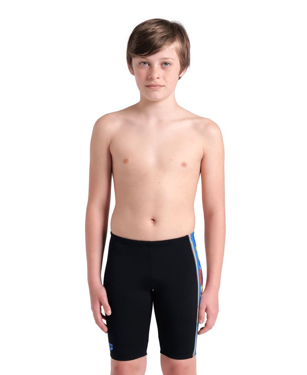 BOYS ARENA PALLETTE SWIM JAMMER/MULTI WATER/BLACK ERKEK ÇOCUK MAYOSU
