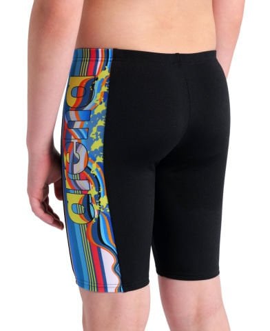 BOYS ARENA PALLETTE SWIM JAMMER/MULTI WATER/BLACK ERKEK ÇOCUK MAYOSU
