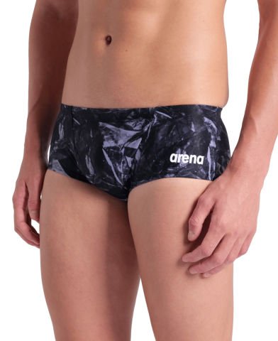 MENS ARENA TEAM CRACKLE SWIM LOW WAIST SHORT/TEAM BLACK ERKEK MAYOSU