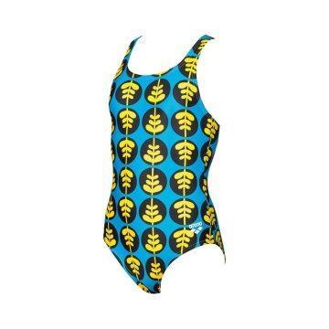 G BLOMMA JR ONE PIECE KIZ ÇOCUK YÜZÜCÜ MAYOSU / TURQUOISE _ YELLOW STAR